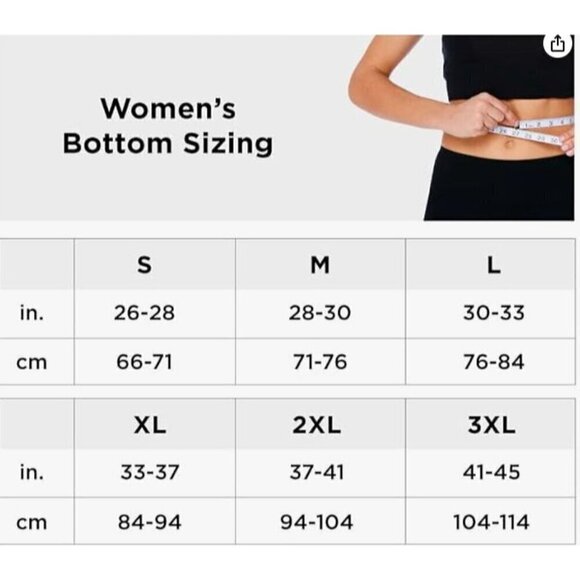 Tommie Copper Adjustable Back Support Leggings & Back Support Leggings XL New - Picture 3 of 9